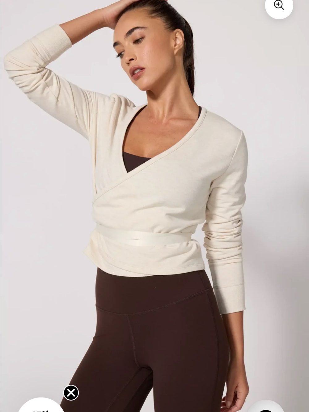 MGP - Wrap-Style Long Sleeve Top